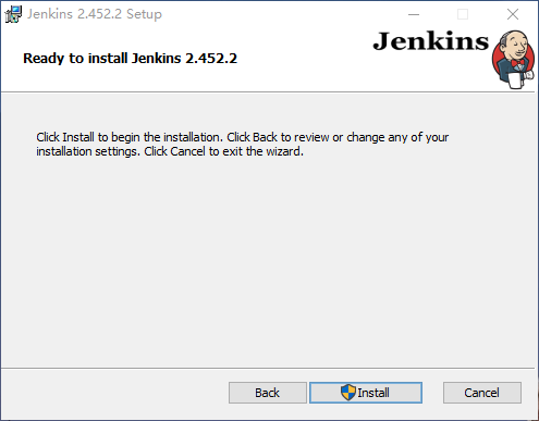 Windows 环境 Jenkins 安装步骤：开始安装