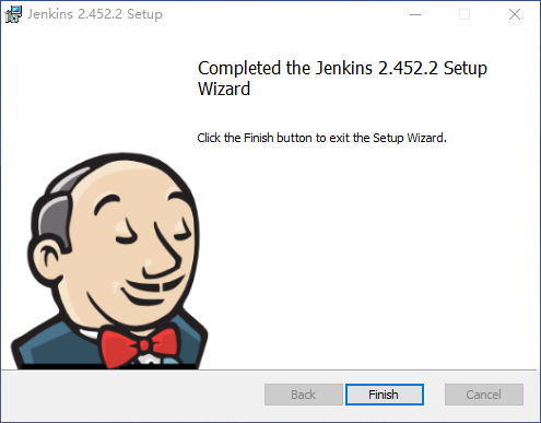 Windows 环境 Jenkins 安装步骤：安装完成