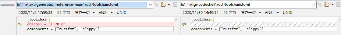 WisdomShell\text-generation-inference-main\rust-toolchain.tom 修改